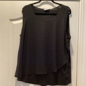 Classic Black Layered Sleeveless Tank Top